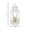 Vintage Small Victorian Lantern - Elegant Outdoor Decor for Home or Garden