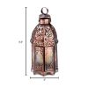 Moroccan Copper Candle Lantern - Decorative Lamp for Ambient Lighting