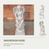 31.3"  Tall Magnesium Oxide Sculpture Lifelike Angel Design for Garden and Home Dcor