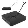 330 lbs Weighted Cantilever Umbrella Base with Wheels and Retractable Pull Rod