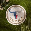 TEXAS PROUD STEPPING STONE - TEXAS LONGHORN FLAG