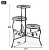 Country Apple Plant Stand - Rustic Farmhouse Decor for Indoor or Outdoor Use