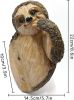 Sloth Tree Hugger, Spring Outdoor Decorations, Resin Garden Sculpture Ornament, Tree Peeker Statue, Garden Decor Sloth Gifts for Housewarming, Handmad