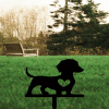 CIFbuy Custom Pet Memorial Plaque Personalized Loss Gift Outdoor Garden Grave Marker Remembrance Yard Art(TikTok, temu pick-up service)