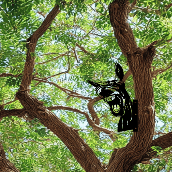 CIFbuy Vintage Donkey Wall Art Sculpture Rustic Farmhouse Western Metal Decor Outdoor Garden Patio Yard Gift(TikTok, temu pick-up service)