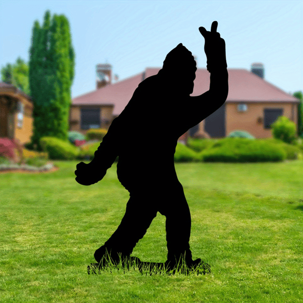 CIFbuy Whimsical Cartoon Bigfoot Garden Statue Stylish Lawn Patio Sculpture Outdoor Decor(TikTok, temu pick-up service)