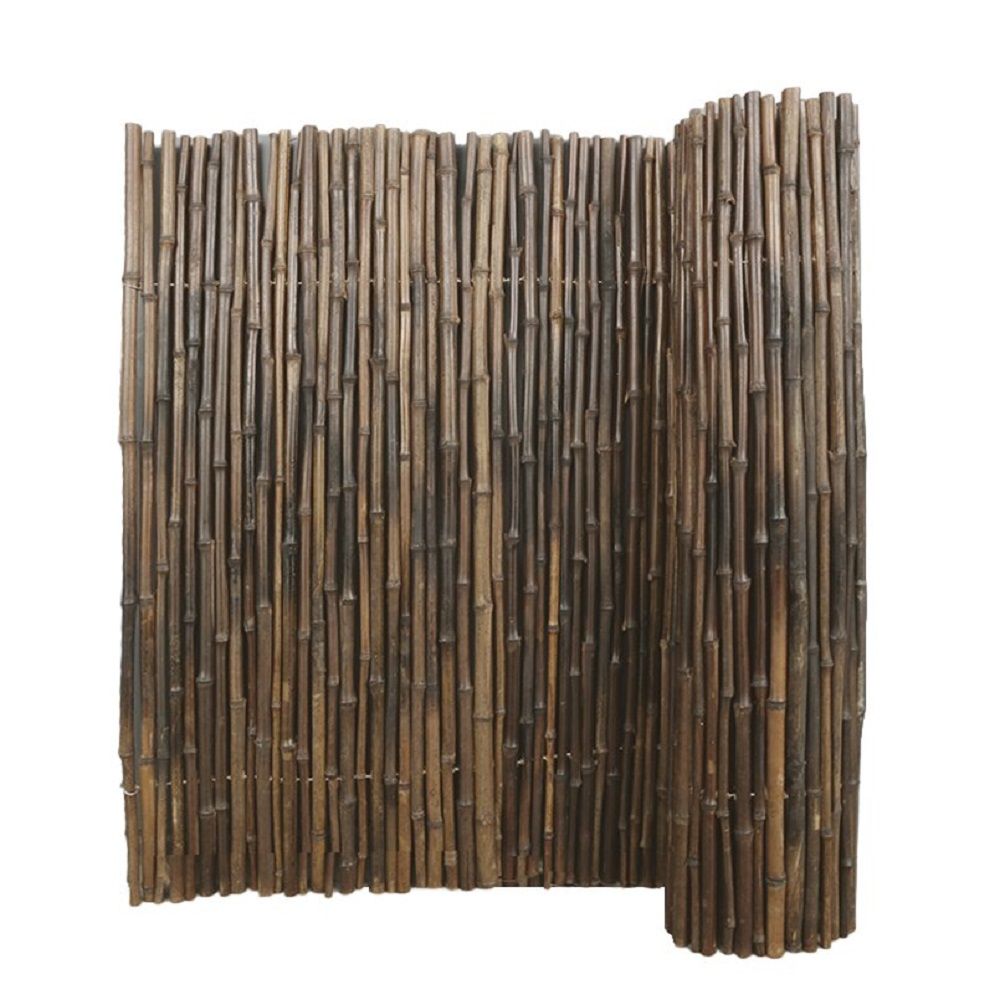 4FT*8FT Carbonized Bamboo Fence An Eco-Friendly Durable Privacy and Aesthetic Barrier