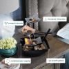 Tabletop Water Fountain, Home DÃ©cor Soothing Sound Machine - Automatic Pump, Deep Basin & Natural River Rocks.