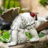 Garden Flower Fairy Outdoor Solar Decor Resin Ornaments for Patio Lawn