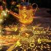 Solar Watering Can Lights, Hummingbird Hanging Lanterns Outdoor, Birthday Gifts for Christmas Mom Women Grandma , Waterproof Solar Lights Garden Decor