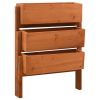 Planter Orange Solid Firwood Medium Foldable Planter