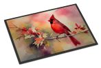 NEW Cardinal Doormat Front Door Mat Indoor Outdoor Rugs for Entryway, Non Slip Washable Low Pile, 18H X 27W