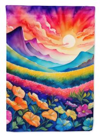 Petunias in Color Garden Flag Mailbox Flag Decorative Yard Flag Banner Outside Patio Artwork Yard Flower Beds, Garden Size, Multicolor