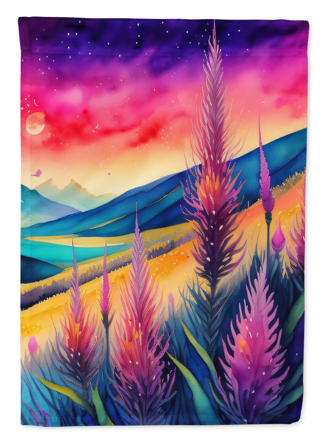 Liatris in Color Garden Flag Mailbox Flag Decorative Yard Flag Banner Outside Patio Artwork Yard Flower Beds, Garden Size, Multicolor
