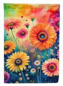 Gerbera Daisies in Color Garden Flag Mailbox Flag Decorative Yard Flag Banner Outside Patio Artwork Yard Flower Beds, Garden Size, Multicolor