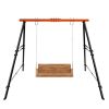 Swing Sets for Backyard, Outdoor Porch Swing Frame, Hammock Chair Stand Only, Max Load 550Lbs A-Frame Swing Stand, Swing Set for Patio, Playground, Pa