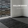 Outdoor privacy screen, decorative privacy fence, room divider, black