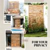 Outdoor privacy screen, decorative privacy fence, room divider, brown