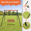 Swing Sets for Backyard, Outdoor Porch Swing Frame, Hammock Chair Stand Only, Max Load 550Lbs A-Frame Swing Stand, Swing Set for Patio, Playground, Pa