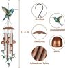 Wind Chimes for Outside, Sympathy Wind Chimes for Outdoors Garden Decor with Natural Sounds, Gifts for Women Mom and Grandma, Indoor Outdoor Decoratio