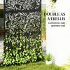 Privacy fence screen, outdoor privacy screen, plant climbing frame, black