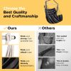 Hammock Chair Swing, Heavy-Duty Hanging Rope Swing Seat Supports 500 Lbs, Ideal for Outdoor Patio