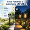 12 Pack Solar Lights Outdoor, Solar Pathway Lights Auto On/Off Waterproof Garden Landscape Lighting for Path, Yard, Walkway, Driveway Decor