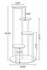 4-Tier Plant Stand Multiple Potted Plants Holder Corner Flower Shelf for Living Room Bedroom Kitchen Organizer Rack
