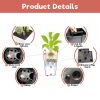 30 in Tall Large Flower Pots Planter with Self-Watering Drainage Holes&Inner Trays Indoor Outdoor Plant Pot with Drain Holes, Water Level Monitor, Inn