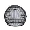 and 16'' 13 Lights Black PE Woven Pendant