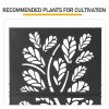 Metal Garden Bed with Trellis, 43 Inch Height Metal Planter Box with Trellis, Garden Box for Climbing Plants Vegetable