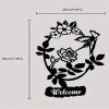 CIFbuy Blooming Birds Welcome Sign Spring Wall Decor for Living Room Bedroom Entryway Modern Home Accent(TikTok, temu pick-up service)