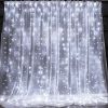 Curtain String Lights, 300 LED 9.8ft x 9.8ft 8 Lighting Modes Fairy Lights USB Powered