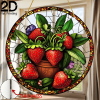 CIFbuy Acrylic Strawberry Hanging Decor Colorful Window Wall Art Garden Ornament Unique Gift for Nature Lovers(TikTok, temu pick-up service)