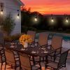 Commercial Grade Shatterproof LED Edison Outdoor String Lights, Heavy Duty, 28 ft, 12 Count