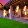 24' 12W Vintage Warm White Spiral LED Plug-in String Light (1 Pack)