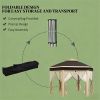 Outdoor pavilion, courtyard sunshade, beige