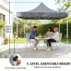 Pop up canopy tent, sunshade, pavilion, gray