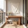 55 Inch Solid Wood Bench Farmhouse Style Shoe Entryway Bench for Living Room Decorative Furniture in Natural Wood Finish