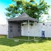 Pop up canopy tent, sunshade, pavilion, gray