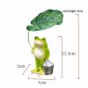 Outdoor garden decoration frog resin statue, courtyard decoration, outdoor courtyard decoration, female gardening gift