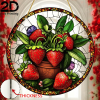 CIFbuy Acrylic Strawberry Hanging Decor Colorful Window Wall Art Garden Ornament Unique Gift for Nature Lovers(TikTok, temu pick-up service)