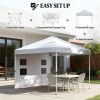 Pop up canopy, sunshade, pergola, white