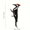 CIFbuy Hand Forged Vintage Woodpecker Metal Wall Art Indoor Outdoor Hanging Decor for Garden Patio Living Room Balcony (TikTok, temu pick-up service)