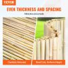 VEVOR Natural Rolled Bamboo Fence, Eco-Friendly Bamboo Privacy Fence 4 ft H x 8 ft L x 0.75 in D. , Decorative Bamboo Privacy Screen for Garden