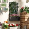 Garden Bed, Galvanized Planter, Tomato Cage