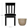 Tatum 100% Recycled Resin Planter, Khaki Chino, 15.8in x 15.8in x 12in