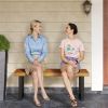 2PCS Solid Acacia Wood Outdoor Dining Bench , 800 LBS Weight Capacity Patio Garden Bench