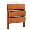 Planter Orange Solid Firwood Medium Foldable Planter