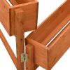 Planter Orange Solid Firwood Medium Foldable Planter